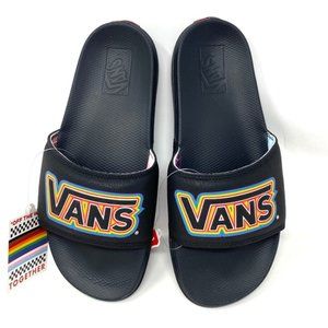 🔥HOT SALE🔥VANS La Costa Slide Pride Black Sandals Men’s Size VN0A5HF5AN8